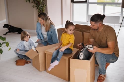 faire garder ses petits lors d'un déménagement